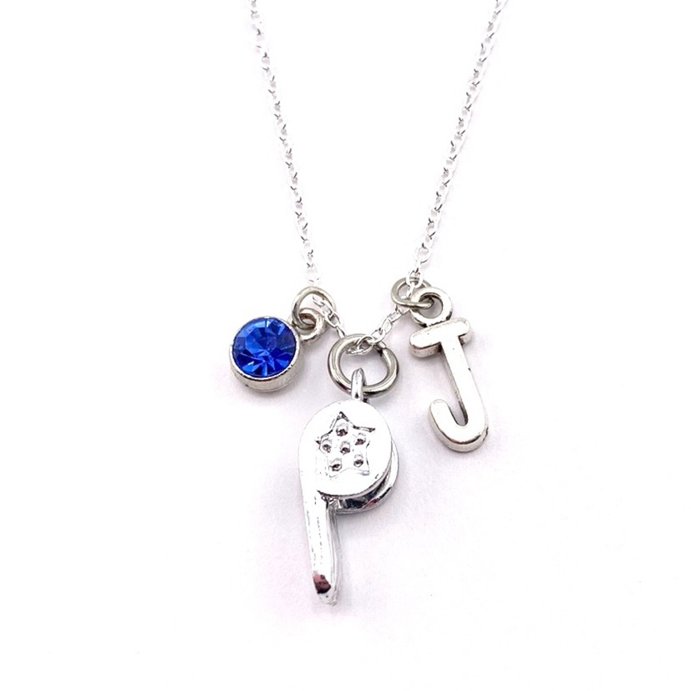 Whistle Necklace Rhinestone Referees - Picture 9 of 10